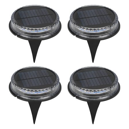 4-pack Solar LED Gräsmatta Lampor - IP65 Vattentät Trädgårdsbelysning [YDE]