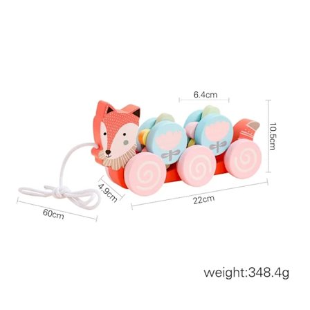 Trä tåg födelsedag leksak montessori leksaker bebis pedagogiska leksaker trä vagn bebis lärande leksaker