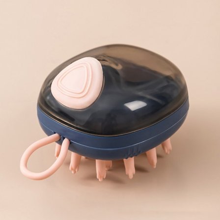 Pet bad massage borste blå