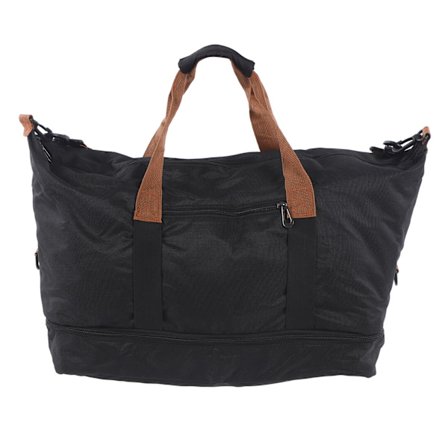 Matkatavaralaukku, kuiva ja märkä erillinen urheilukassi, olkalaukku, viikonloppulaukku, suuri kapasiteetti, miehille ja naisille, musta