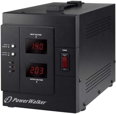 PowerWalker AVR 3000 SIV FR - automatisk spenningsregulator - 2400 watt - 3000 VA
