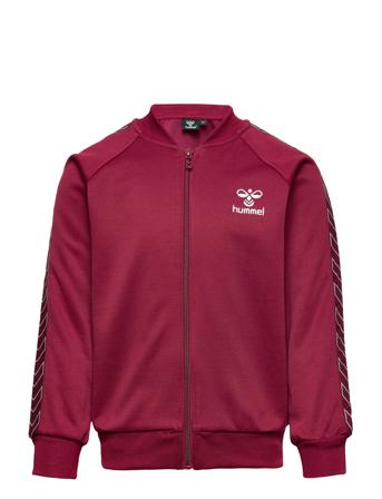 Hmltrick Zip Jacket Sweat-shirt Genser Rød Hummel