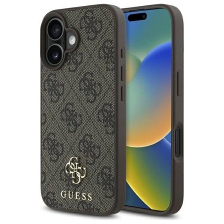 Guess 4G Small Classic MagSafe iPhone 16 Etui - brun