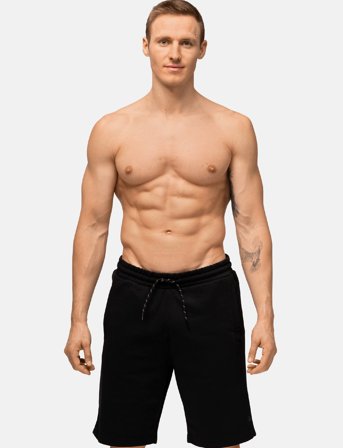 Danish Endurance Men's Sweatshorts - Black - S