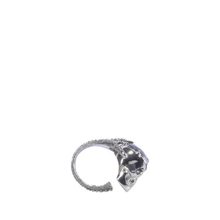 Alexander McQueen Rings Grå, Herre Ringe, Størrelse: 58 MM