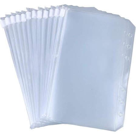 Pärmfickor Plastpärm Dragkedjemapp Waterproof