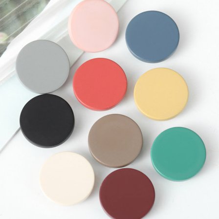 30 runde knapper i resin til frakke, vindjakke, sweater