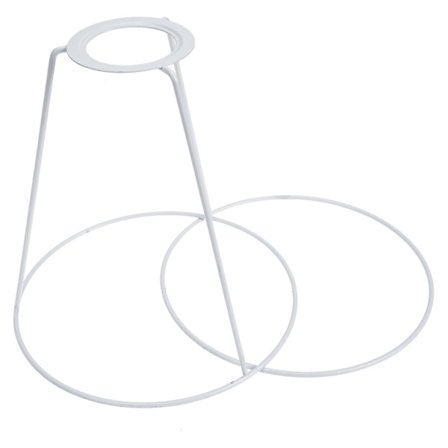 1 Set Lampskärm Ram Järn DIY Konformad Trådlampskärm För Bordslampa