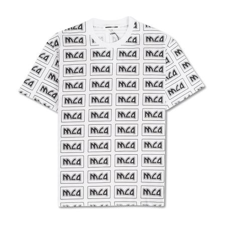 Alexander McQueen Logo Tee Hvid, Herre T-shirts, Størrelse: S