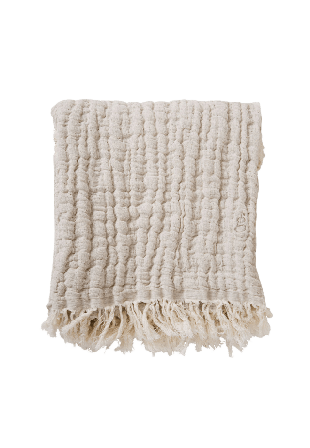 Garbo&Friends Mellow Filt 110x110 cm Överkast Beige