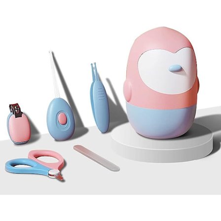 Baby nagelklippare kit, 5 i 1 baby nagelkit med baby nagelklippare