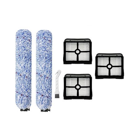 Set med 6 Rollerborstar HEPA-filter för D3 för Speedfox Nano Nanopro Skrubbmaskin Ersättning