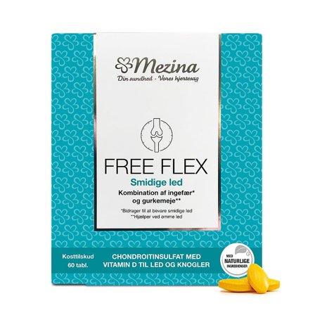 Mezina Free Flex 60 tabl., Helse & Madvarer, Ingredienser, Ingefær