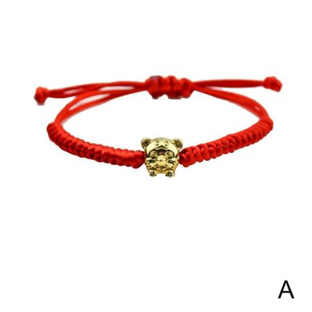 Mascot Five Fortunes Golden Tiger Red String Armband 2022 Chine