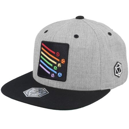 Critiql Hit - Dice Storm Patch Heather Grey/Black Snapback Snapback Grey Cap - @ Hatstore