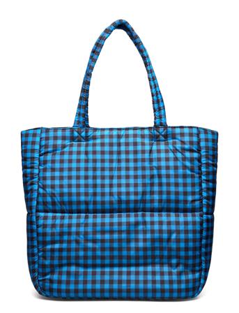 Pcfulla Padded Shopper Bc Bags Totes Blå Pieces