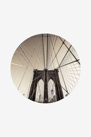 Malerifabrikken - Tavla Cross Manhattan - Beige - Tavlor - 90X90 - Från Homeroom