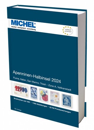 MICHEL - Apenniniske halvø 2024 - Frimærkekatalog