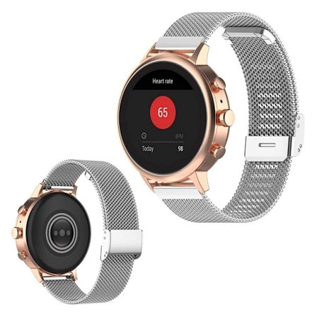 Garmin Vivoactive 4S elegant klockarmband i rostfritt stål - Silver