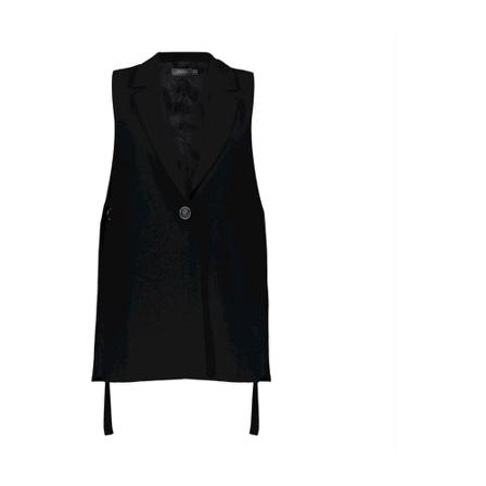 Geisha Gilet , Zwart , Dames , Maat: M Bodywarmers