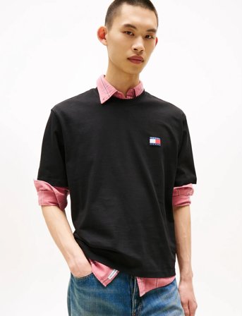 Tommy Jeans Tjm 90S Pop Col Nw Clsc T Ext - Black - XS