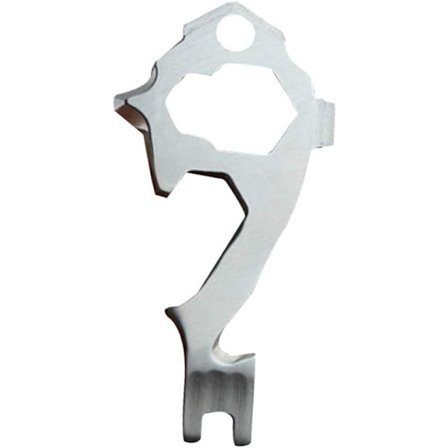 Flasköppnare - Praktiskt och Hållbart Verktyg för Utomhus Multifunktionellt Verktyg Bärbar Nyckelring för Vandring Camping