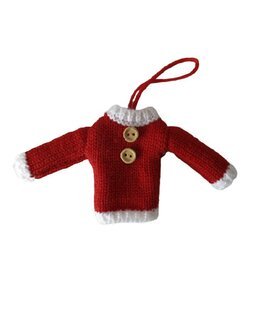 Stickad Tröja till Nissedörr - Ateljé Margaretha