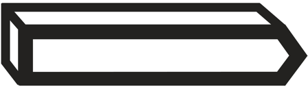 Bosch 1609200390 Stift Type 40, 23 mm, 1000-pak, Befæstelse