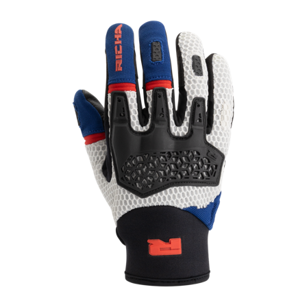 Richa Sandblast Glove MC Gloves Blue/Red M