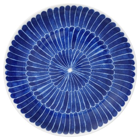 Götefors porslin Selma asetti, 21 cm, siniset sulat