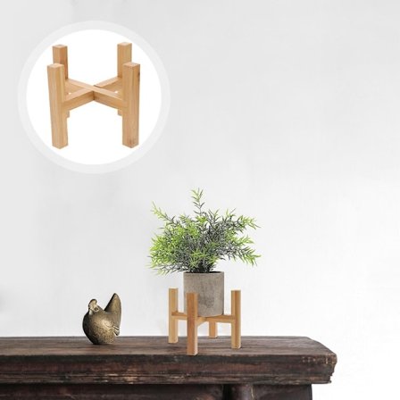 Planteholder Moderne Planteholder Bambus Planteholder Blomsterpot Stativ Plantepot Stativ DB