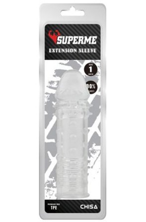 Kjøp Extra Texture Clear Sleeve - Penisforlenger/Sleeve | God pris