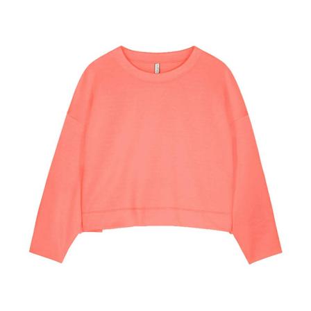 Summum Woman Summum Pullover , Oranje , Dames , Maat: S Hoodies & Sweatvesten