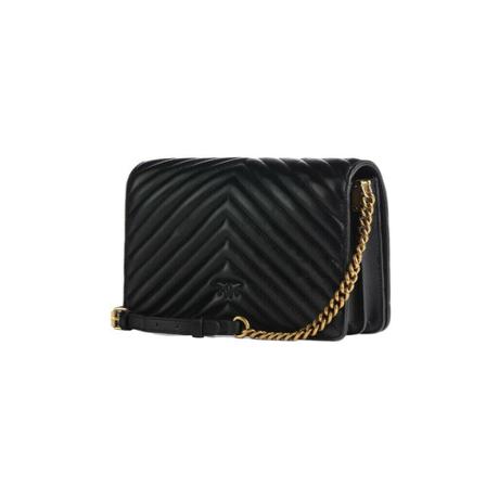 Pinko, Shoulder Bags Czarny, Kobieta, Rozmiar: ONE Size