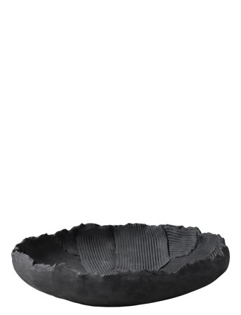 Mette Ditmer Art Piece Patch Bowl - Black - 35X35X9CM