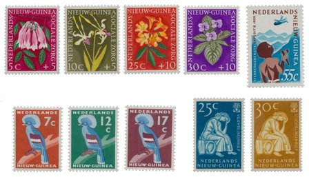 Hollandsk Ny Guinea 1959-1960 - NVPH 53-62 - Postfrisk
