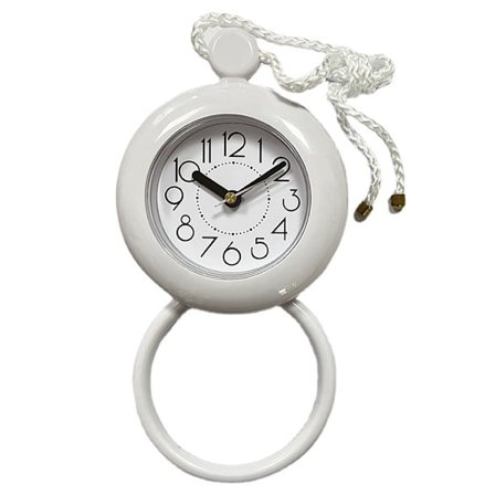 Vanntett baderomsklokke som kan henges opp med en følelse