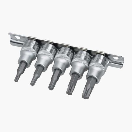 Bitshylssats 3/8" Torx 5 st. - Biltema