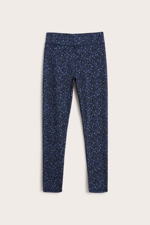 Kappahl | Mönstrade träningsleggings | Blå
