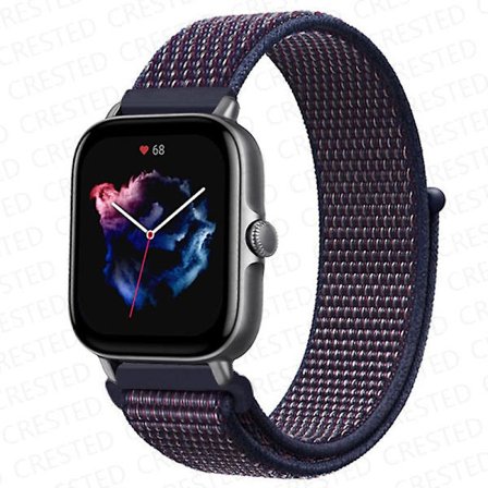 20 mm 22 mm watch för Amazfit Gts/2/2e/4/3/mini Gtr 4/2/3/ pro 47 mm Stratos 3 nylon Pulseira Correa Amazfit bipsband