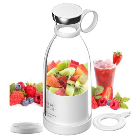 350 ml bærbar mikserkopp for fruktjuice Milkshake og sorbet, oppladbar magnetisk hvit - Perfet white