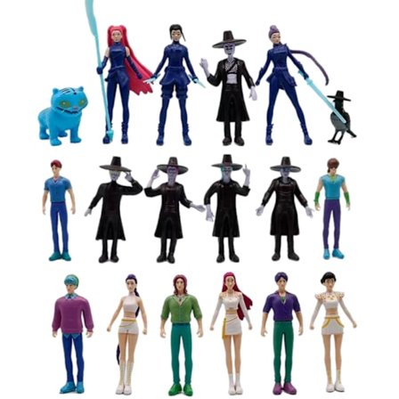 Anime Kpop Demon Hunter Actionfigur - Derpys Tiger Mira Zoey Sussy Dukke for Fans Julklapp