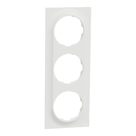 Elko EKO50004 Ram 3-roms Renhvit, Strømbrytere & vegguttak