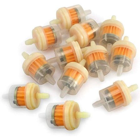 Bränslefilter med magnet, 12-pack universellt bensinfilter med magnet
