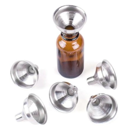 Ruostumattomasta Teräksestä Valmistetut Mini-suppilot Pienille Pulloille, Eteerisiä Öljyjä, DIY-huulivoiteita, Mausteita, Kotitekoisia Meikkien 