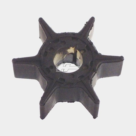 Sierra Impeller till utombordare tillverkad i slitstarkt svart gummi med 6 blad för optimalt vattenflöde och kylning.
