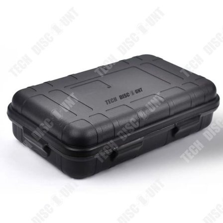 Opbevaringsboks - TD - Stor sort boks - Vandtæt - Stødfast - 850 ml