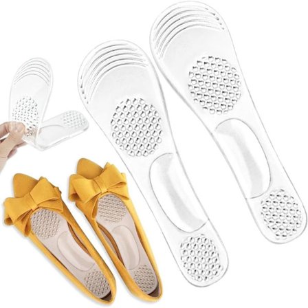 1 par usynlige skoinnlegg Høyhæl-innlegg Gelpute