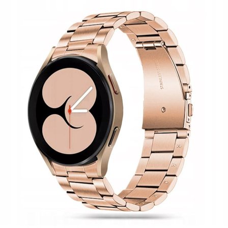 Tech-Protect Galaxy Watch 4/5/5 Pro/6/7/FE Armband Rostfritt Stål Blush Guld