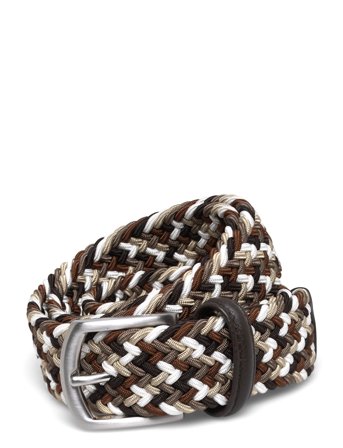 Anderson's Elastic Woven Belt Black - 3,5 - Multi/patterned - 95